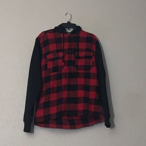 Men’s H&M hooded flannel